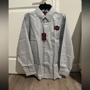 Men’s Dunn Edwards Red House Collar Non Iron Long Sleeve Shirt Size: L